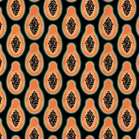 Papaya Mania Shower Curtain