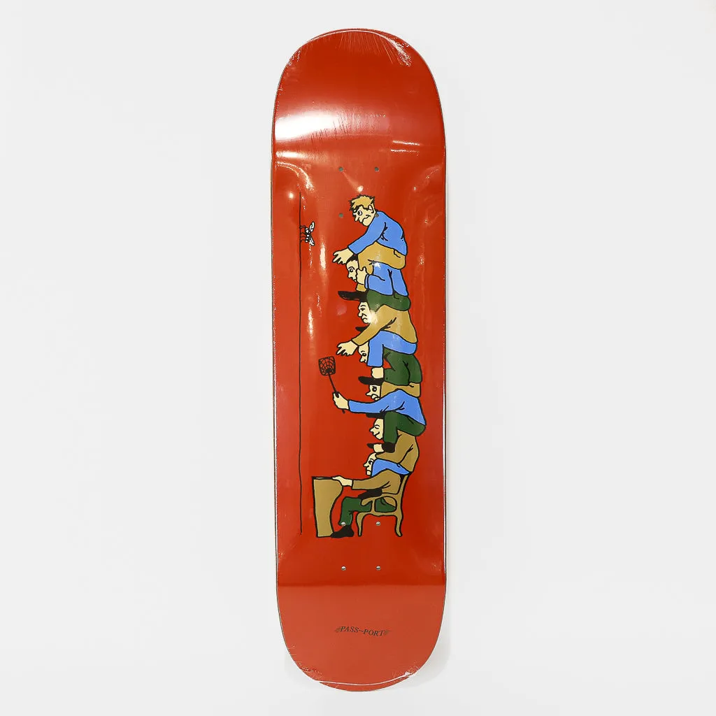 Pass Port Skateboards - 8.125 Swatter Gang Skateboard Deck - Red