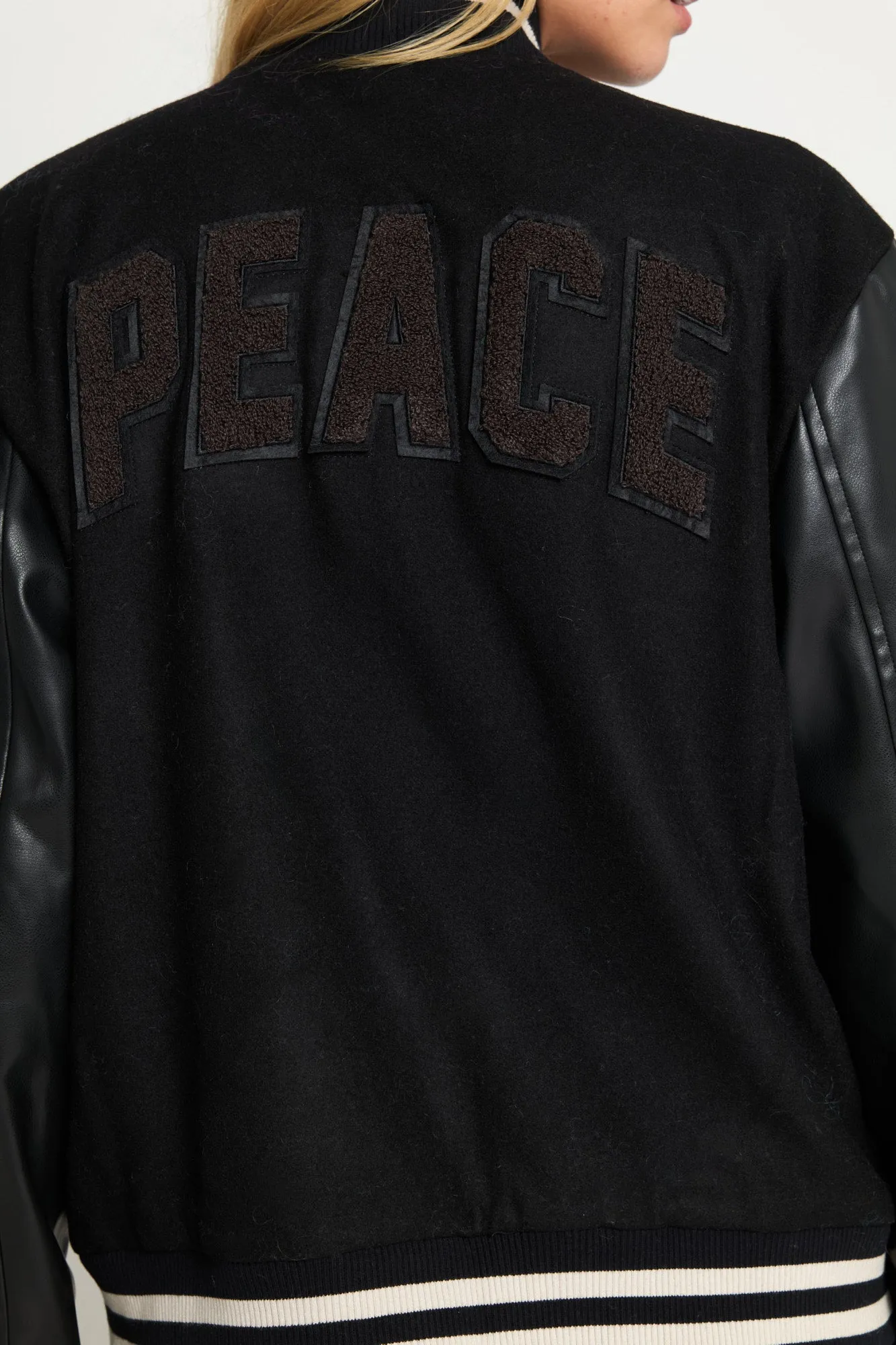 Peace Star Varsity Jacket