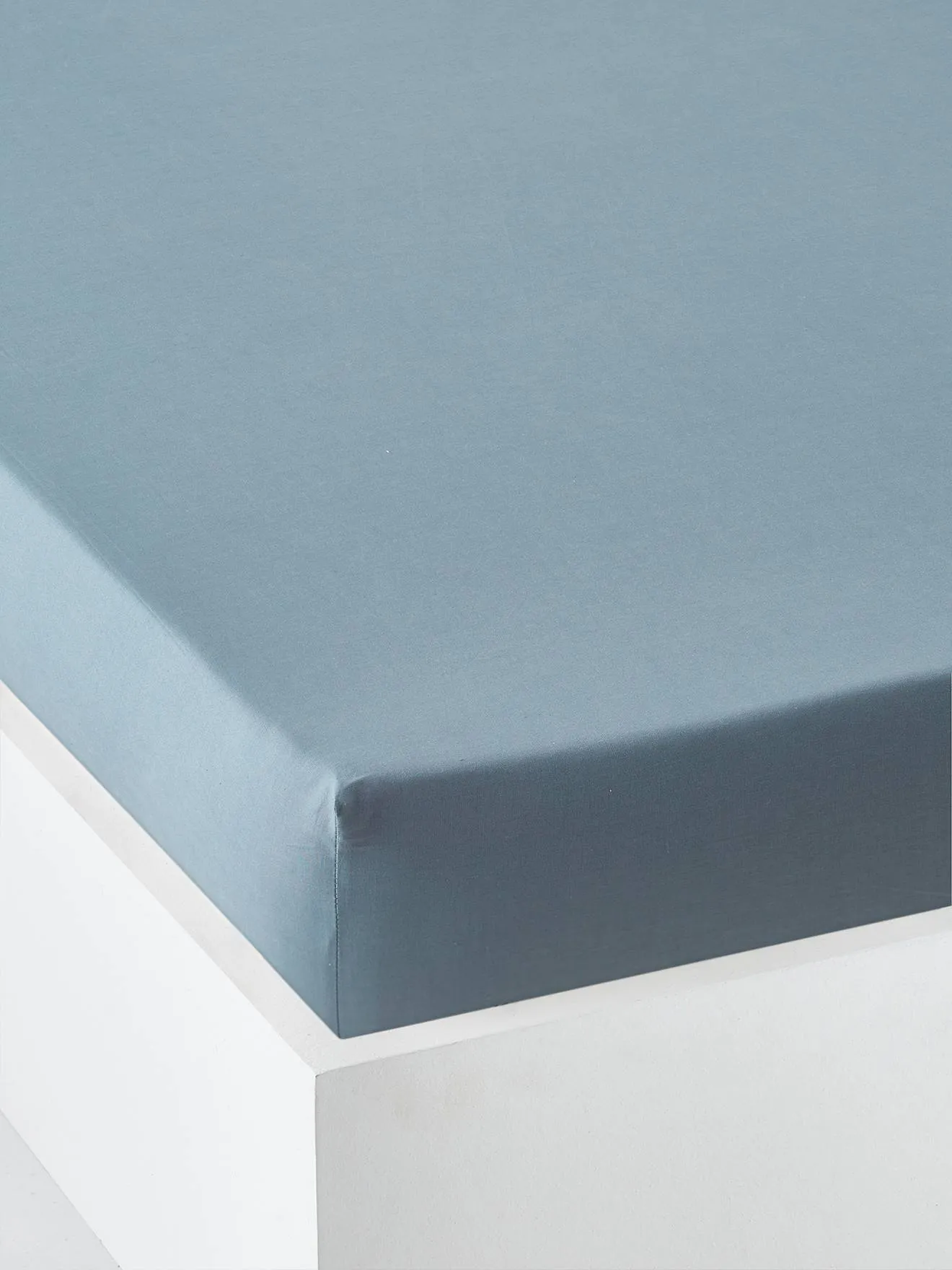 Plain Fitted Sheet for Children - grey dark solid