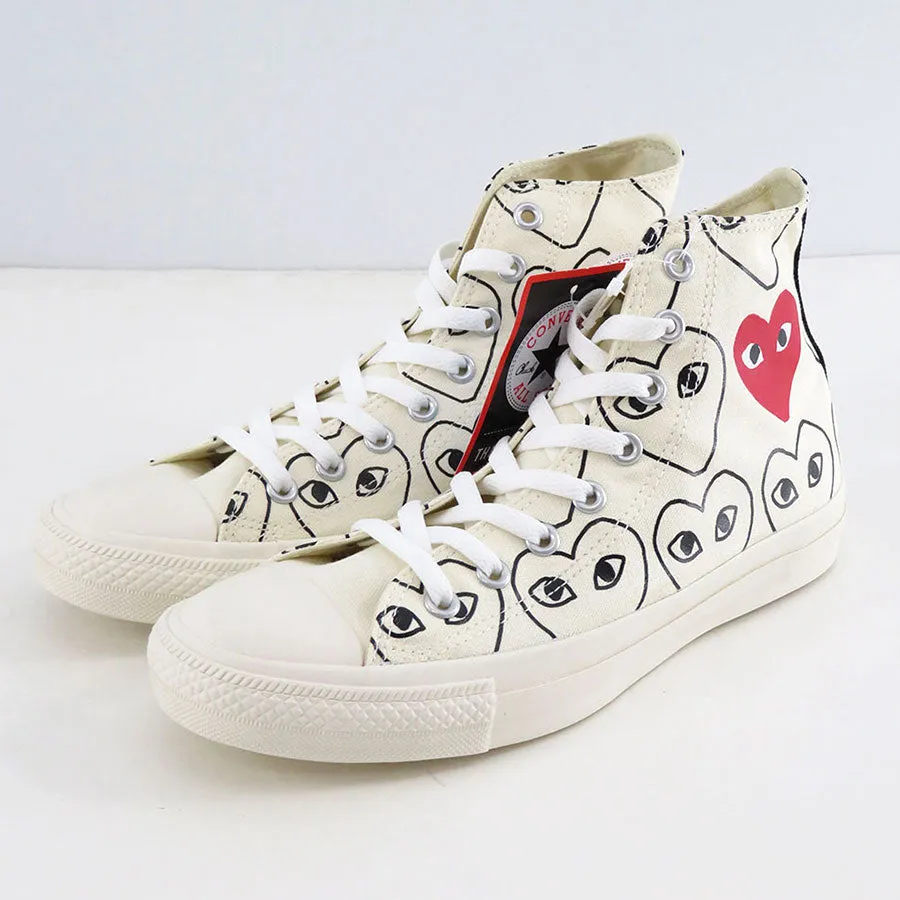 【PLAY COMME des GARCONS】PLAY CONVERSE CHUCK TAYLOR (WHITE)AZ-K117-001