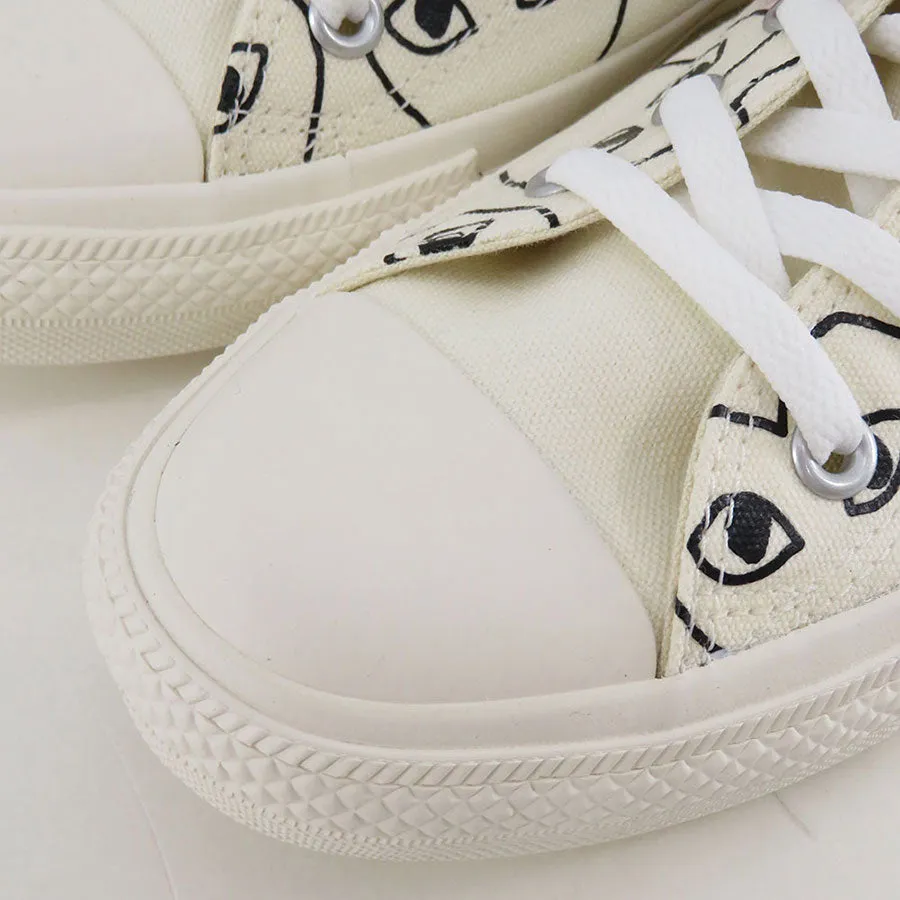 【PLAY COMME des GARCONS】PLAY CONVERSE CHUCK TAYLOR (WHITE)AZ-K117-001