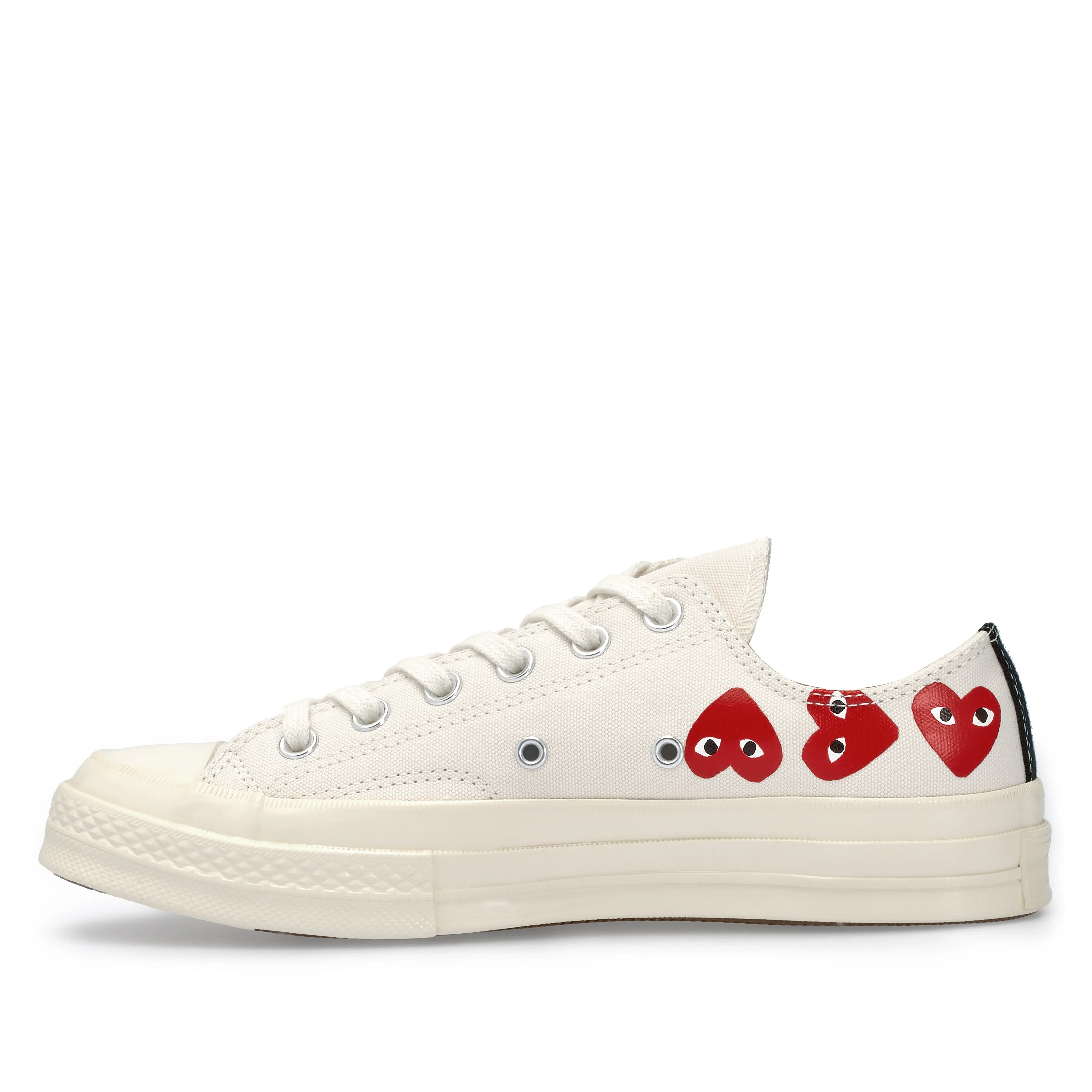 Play Converse - Multi Red Heart Chuck Taylor All Star ’70 Low Sneakers - (White)