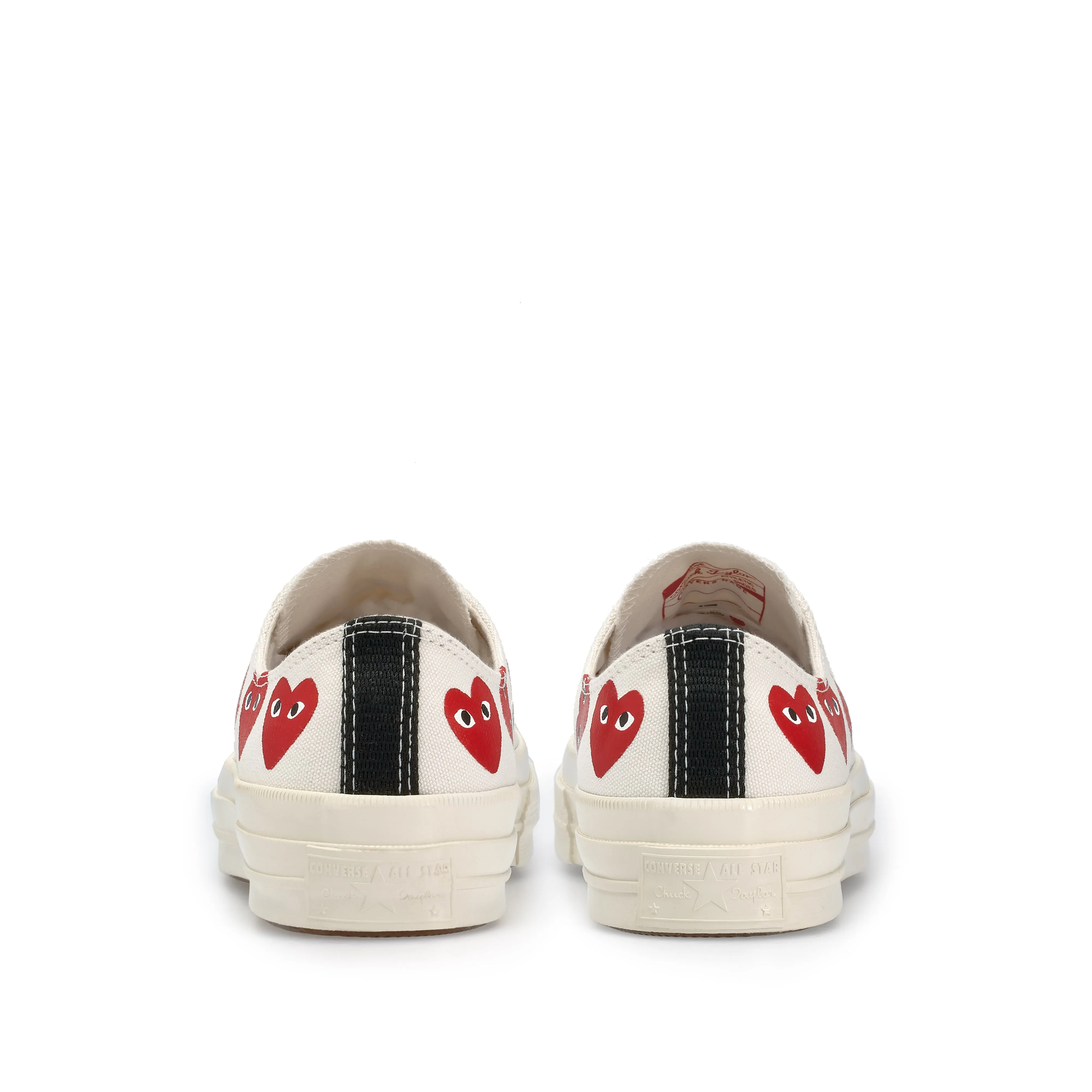 Play Converse - Multi Red Heart Chuck Taylor All Star ’70 Low Sneakers - (White)