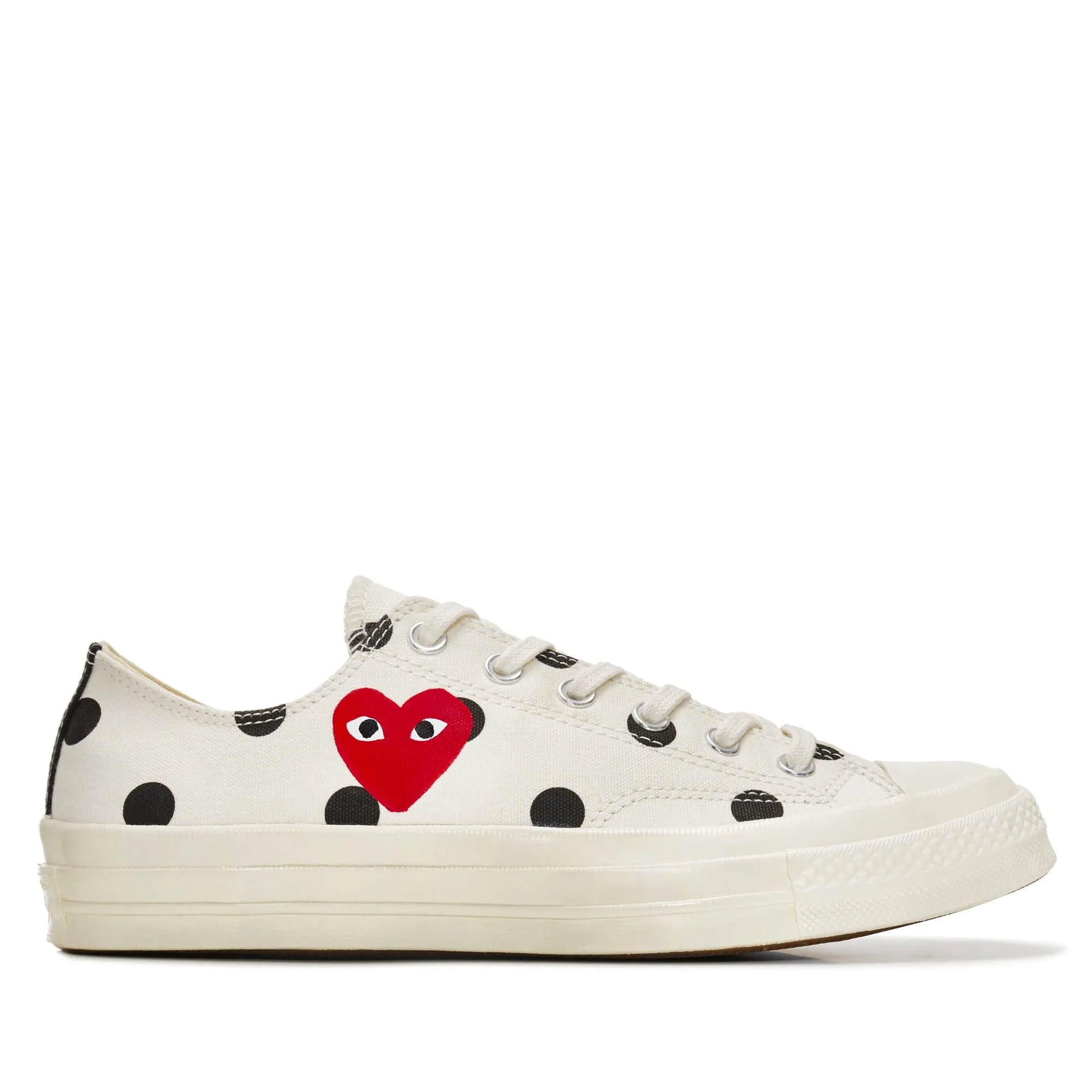 Play Converse - Polka Dot Red Heart Chuck Taylor All Star ’70 Low Sneakers - (White)