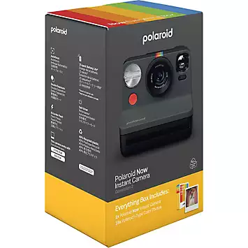 Polaroid Everything Box Now Gen 2 Instant Camera - Black | Kaleidoscope