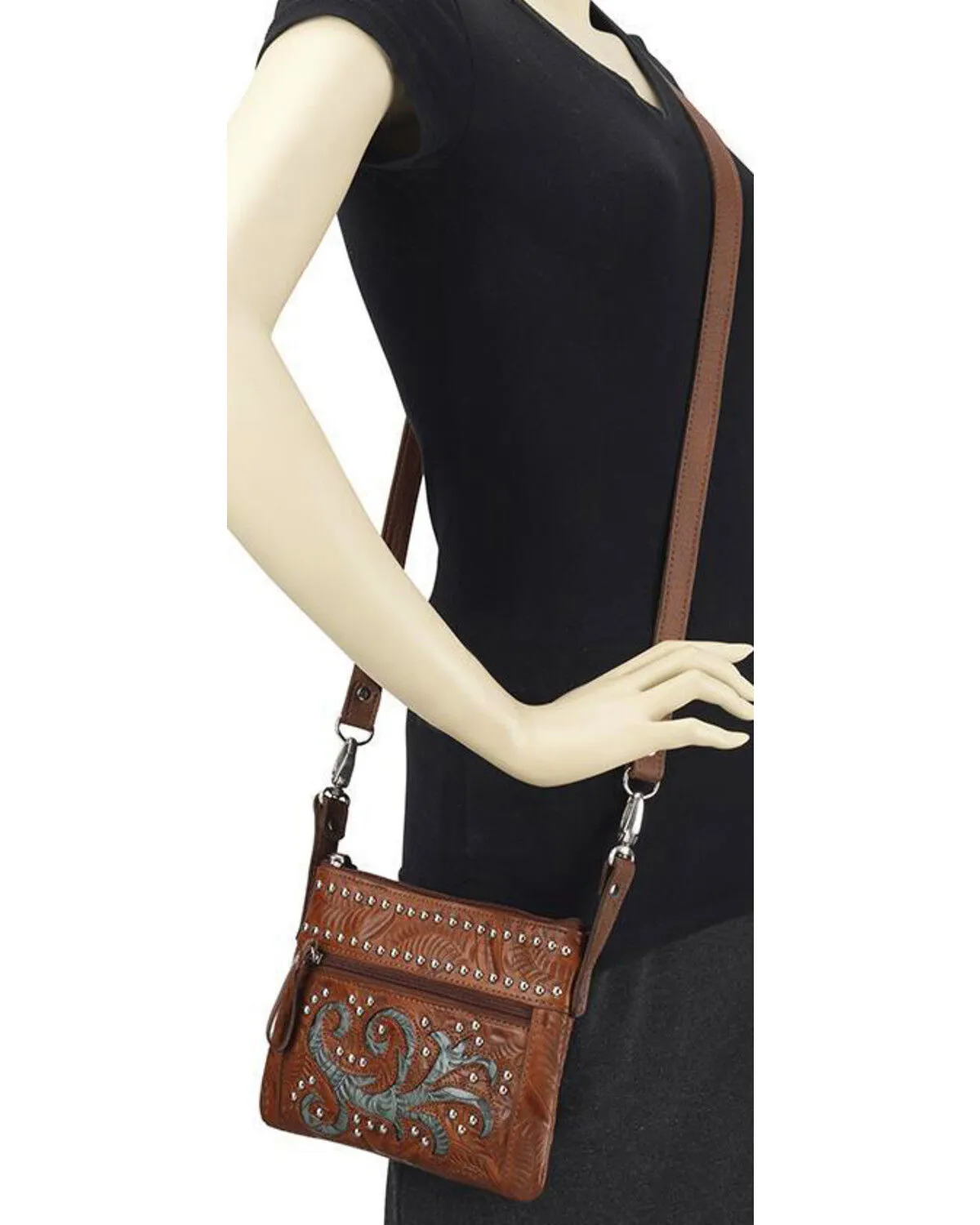 Product Name:  American West Women's Trail Rider Crossbody Bag