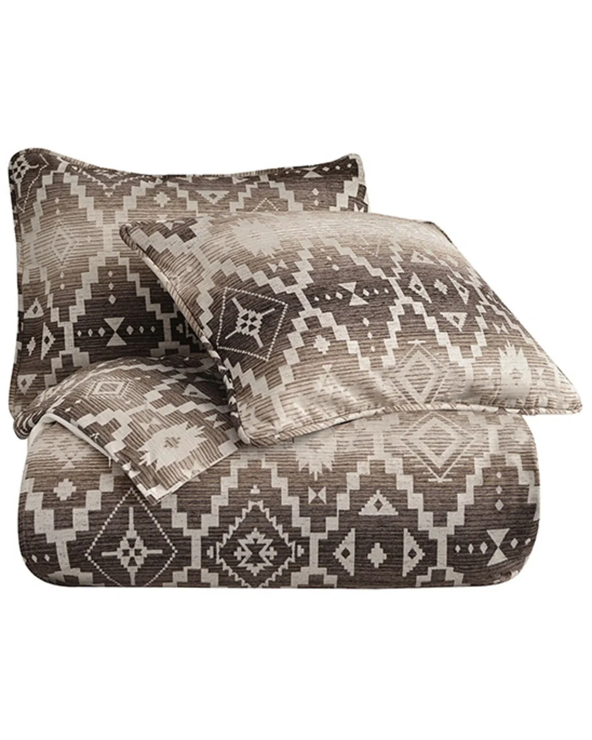 Product Name:  HiEnd Accents Chalet Southwestern Print 3 Piece Duvet Cover Set - King Size