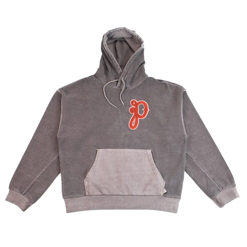 P's Script Hoodie (Washed Fog)