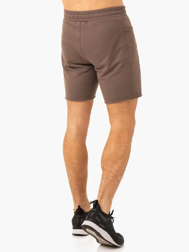 Pursuit Track Shorts - Taupe