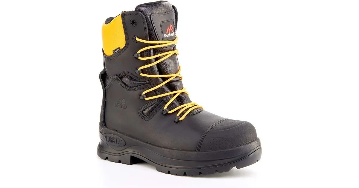 Rock Fall PowerMax High Leg Waterproof Electrical Hazard Safety Boot | Work & Wear Direct