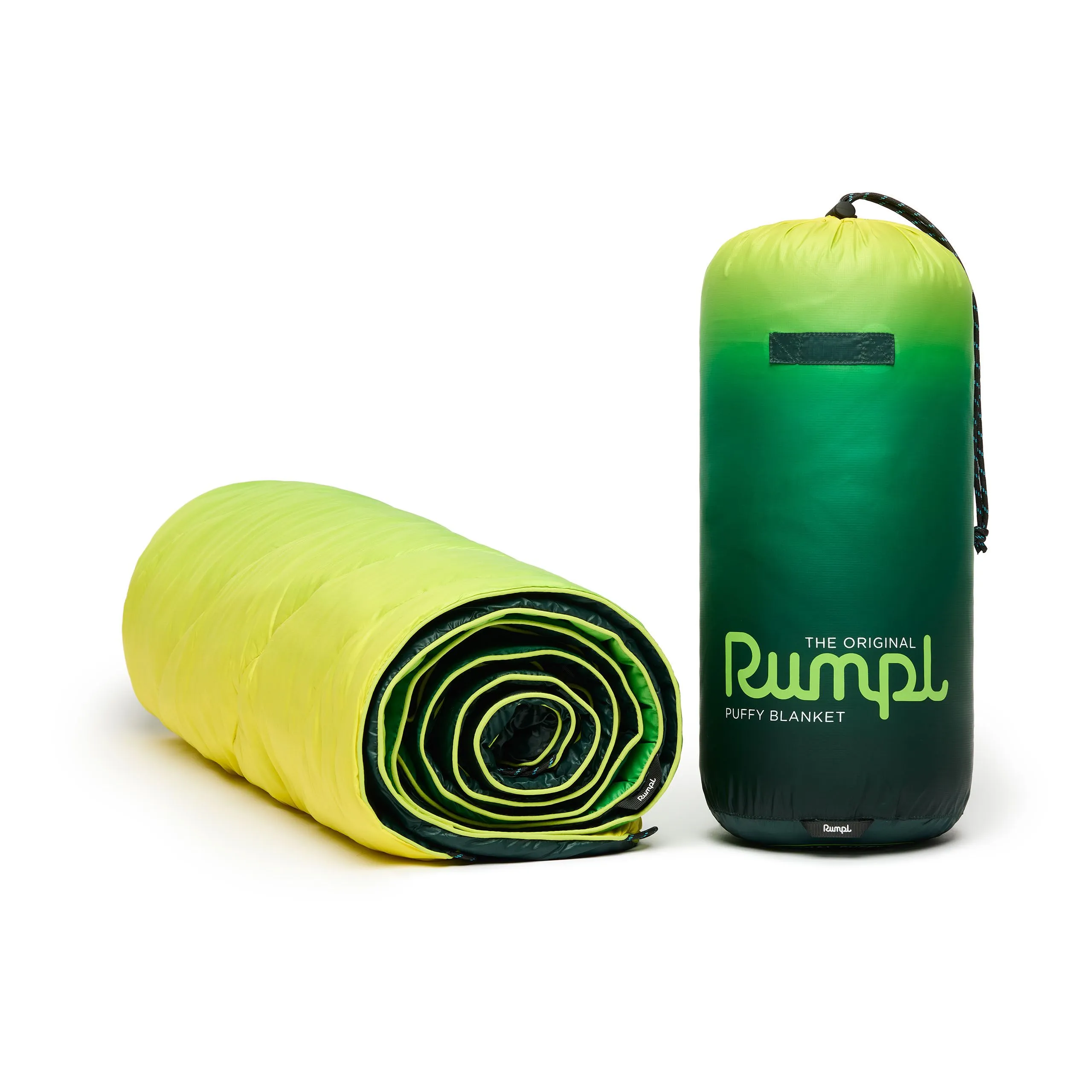 Rumpl Original Puffy Forest Fade Travel Blanket