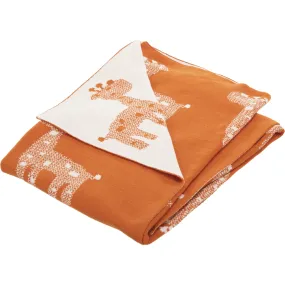 Safavieh Titan Baby Throw Blanket, Orange