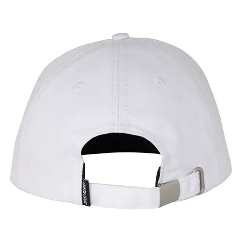 Santa Cruz Skateboards Hat Beware Dot Strapback White