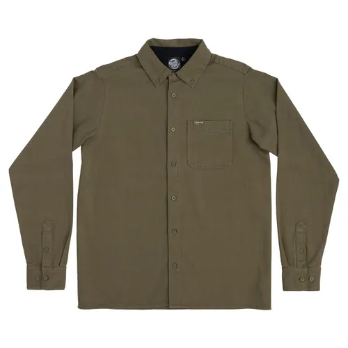 Santa Cruz Skateboards Longsleeve Shirt Bowman Work Top OD Green