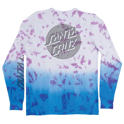 Santa Cruz Skateboards Longsleeve Shirt Most Radiant Dot Gradient Cloud Wash