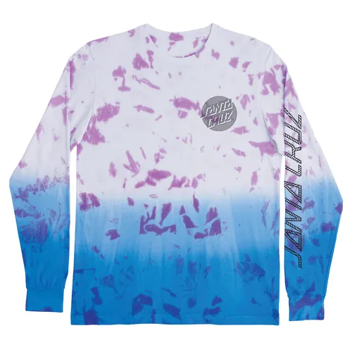 Santa Cruz Skateboards Longsleeve Shirt Most Radiant Dot Gradient Cloud Wash