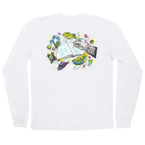 Santa Cruz Skateboards Longsleeve Shirt Winkowski Vision White