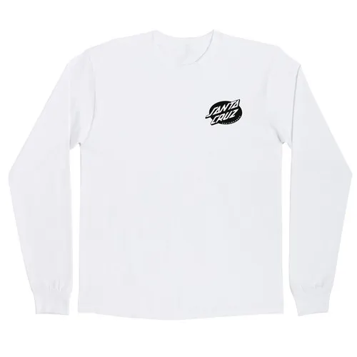 Santa Cruz Skateboards Longsleeve Shirt Winkowski Vision White