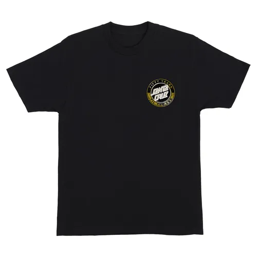 Santa Cruz Skateboards Shirt 50th Anniversary TTE Dot Pigment Black