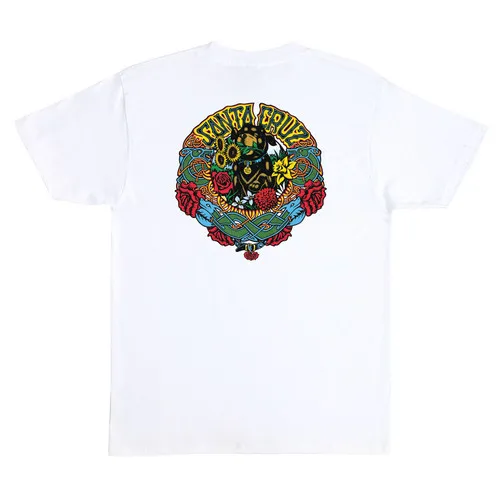 Santa Cruz Skateboards Shirt Dressen Mash Up White