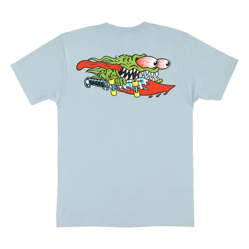 Santa Cruz Skateboards Shirt Meek Slasher Good Grey