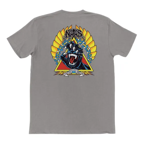 Santa Cruz Skateboards Shirt Natas Screaming Panther Medium Grey