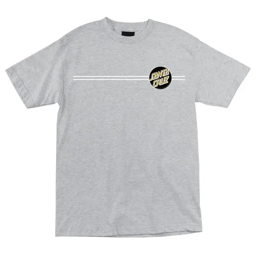 Santa Cruz Skateboards Shirt Other Dot Heather Grey/Black/Gold