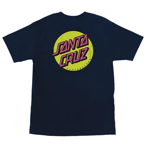 Santa Cruz Skateboards Shirt Other Dot New Navy/Hazard