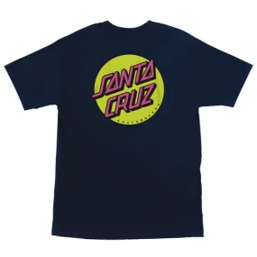 Santa Cruz Skateboards Shirt Other Dot New Navy/Hazard