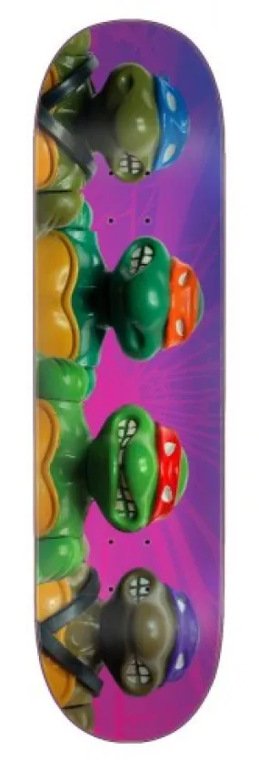 Santa Cruz Teenage Mutant Ninja Turtles Figures EverSlick Skate Deck 8.5  Comes with a sheet of Free grip tape.