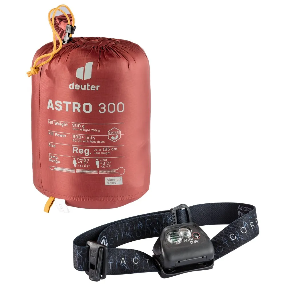 Sleeping bag Deuter ---Astro 300 Redwood Curry