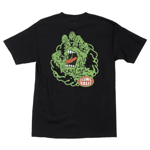 Slime Balls Skateboards Shirt Screamer Black