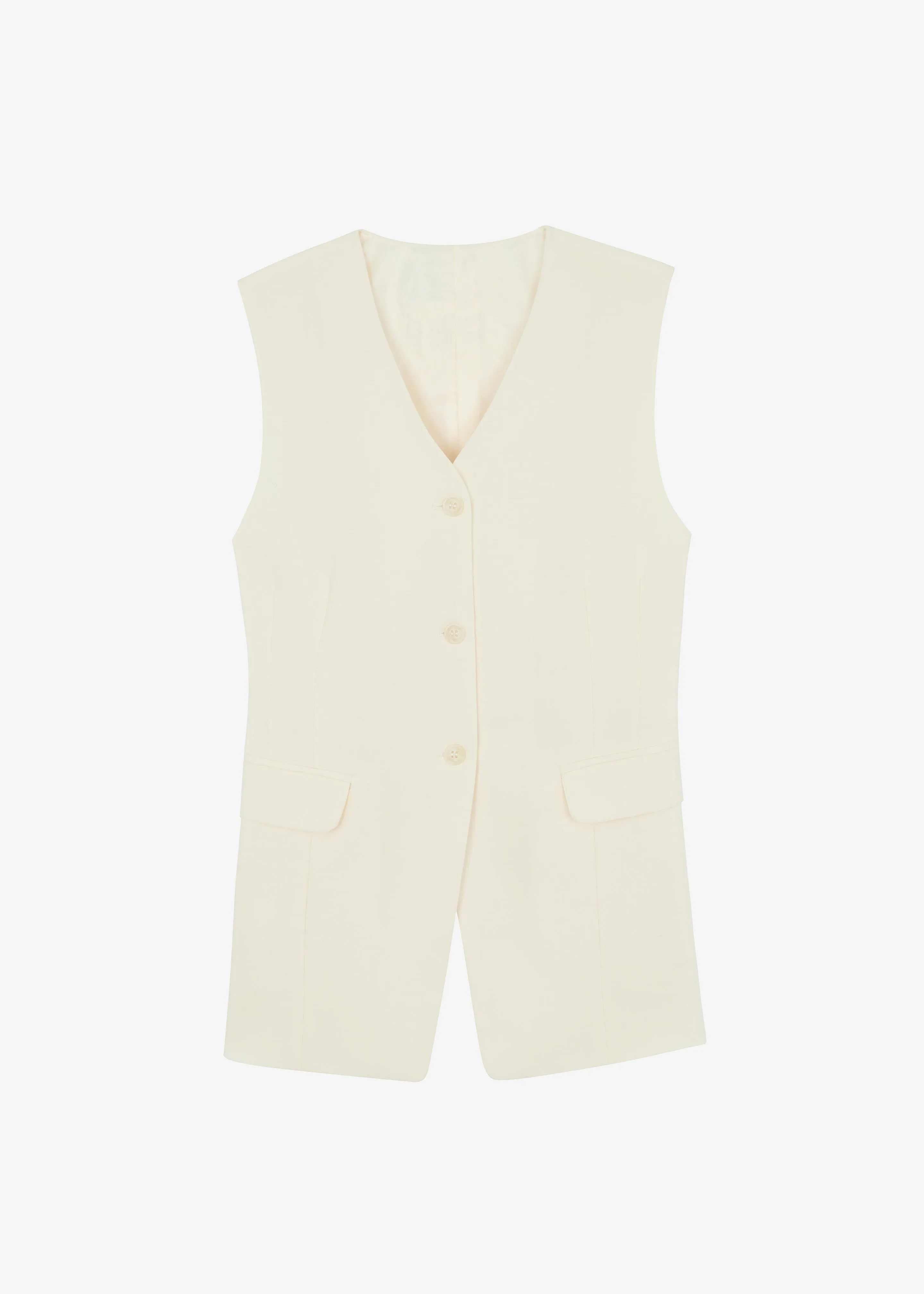 Sutton Vest - Cream