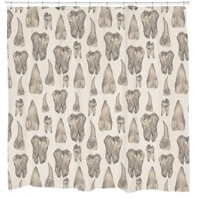 Teeth Shower Curtain