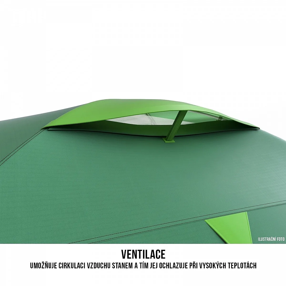 tent Husky Bizon 3 Plus - Green