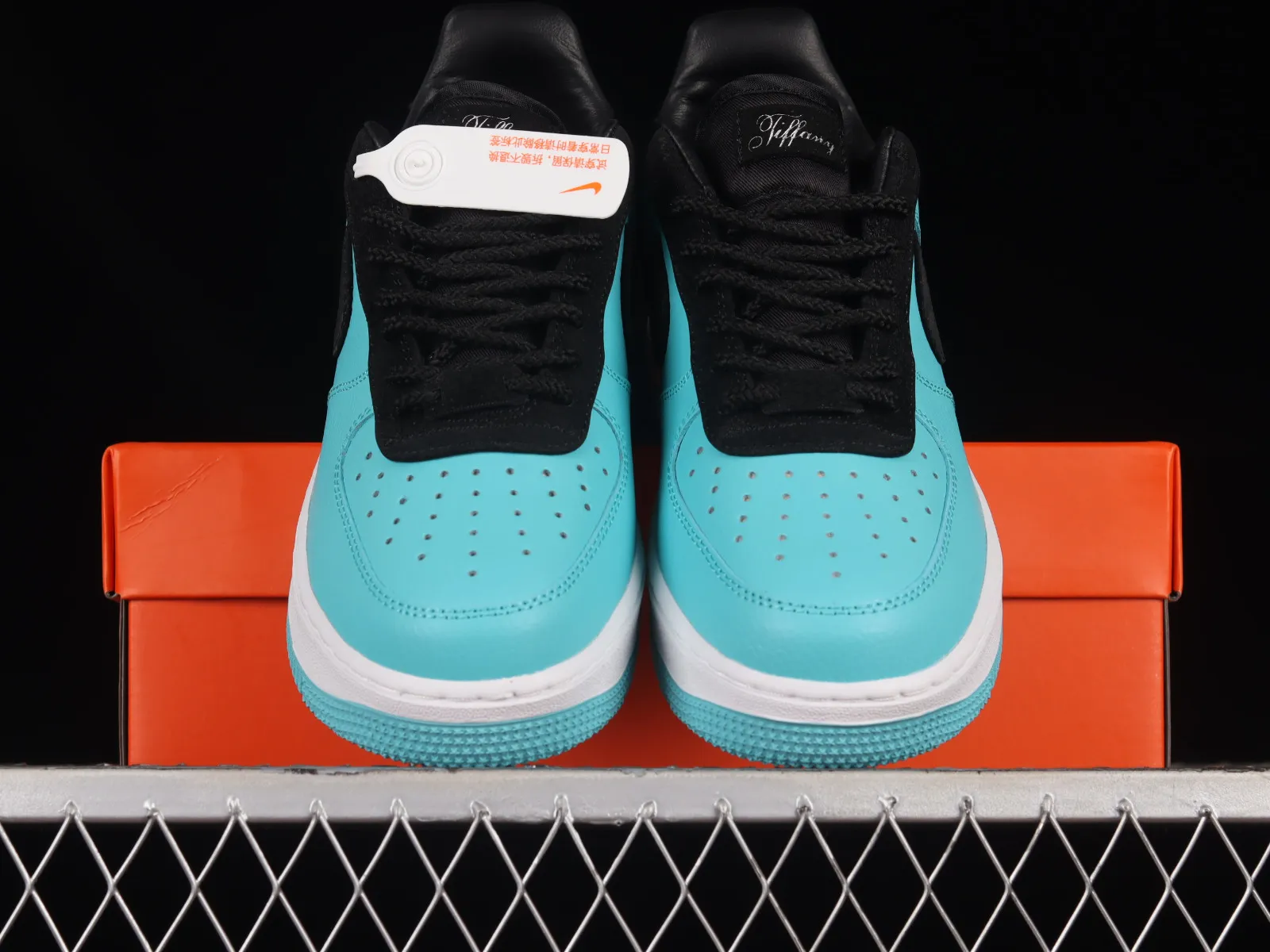 TIFFANY & CO x Nike Air Force 1 Low 1837 Tiffany Blue Black DZ1382-002