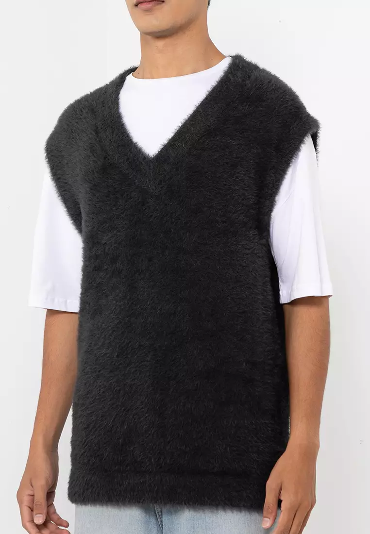 Topman Fluffy Tank Top