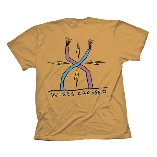 Toy Machine Skateboards Ed Templeton Wires Crossed Shirt Gold