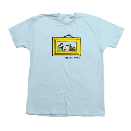 Toy Machine Skateboards Shirt Poop Light Blue