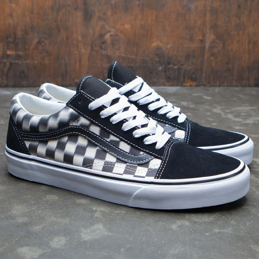 Vans Men Old Skool - Blur Check (black / white)