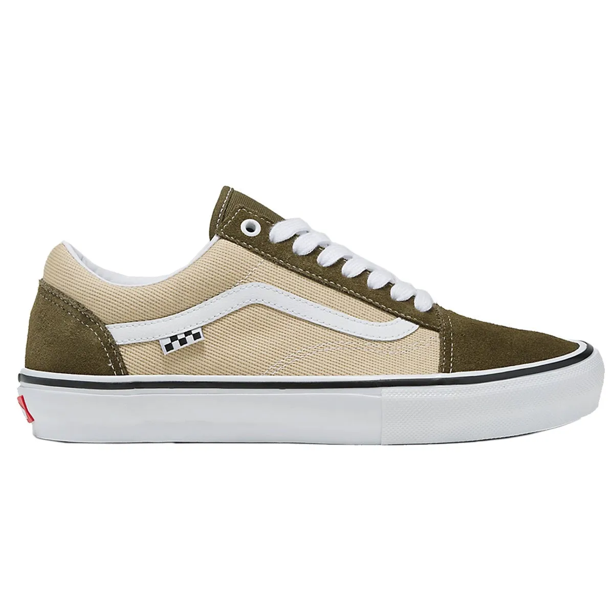 VANS SKATE OLD SKOOL DARK OLIVE/WHITE