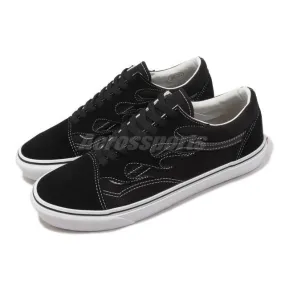 Vans V36CF Flame Old Skool Flame Suede Black White Men U...