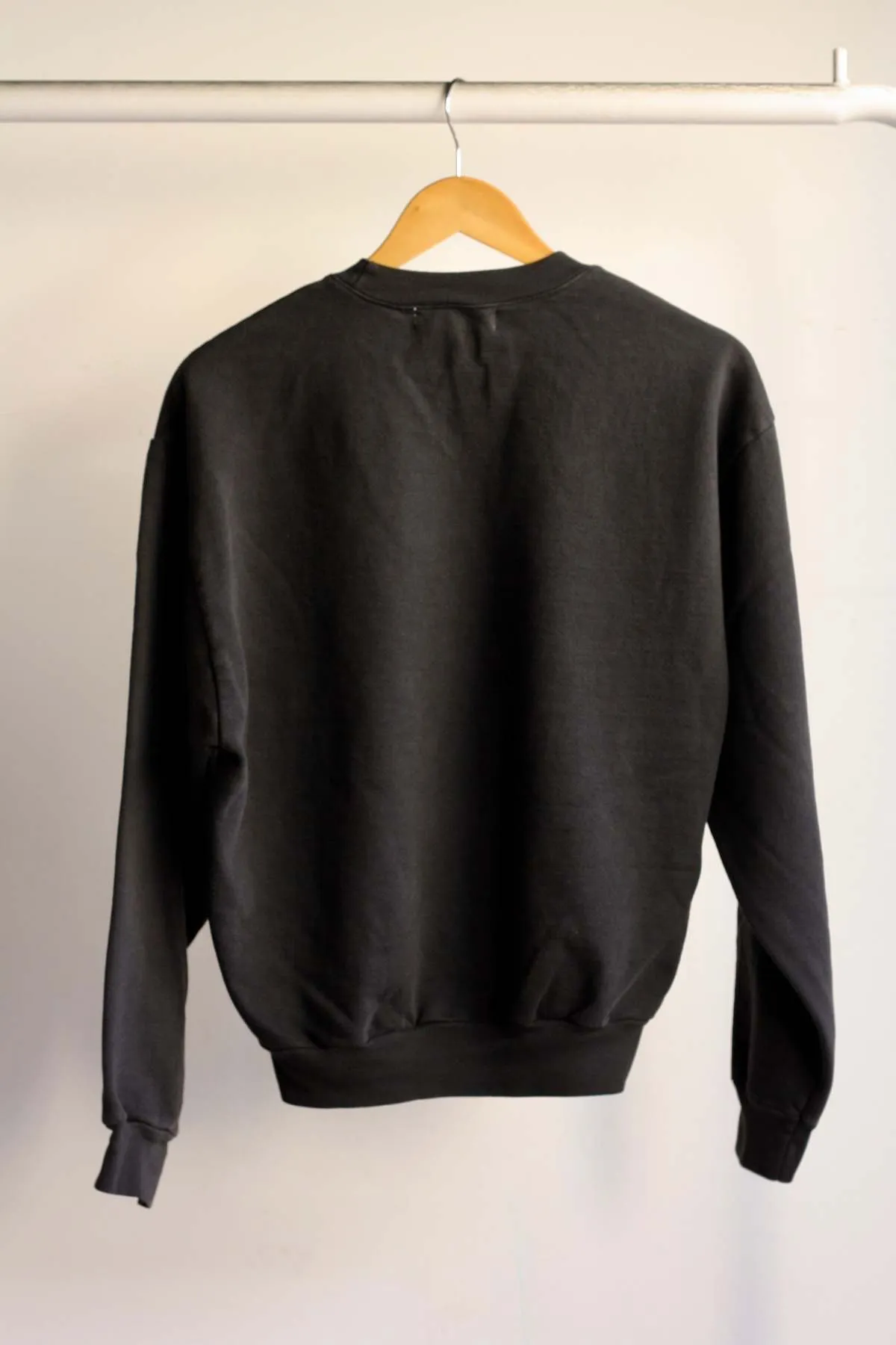 Vintage Carleen Bib Sweatshirt OOAK Quilt - Black