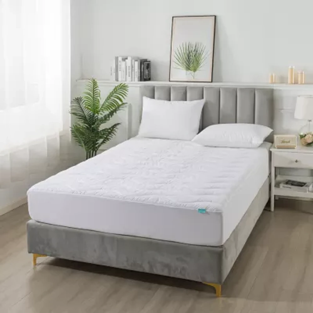 Waverly Waterproof Wave Stitched Mattress Pad