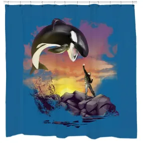 Willy The Killer Shower Curtain