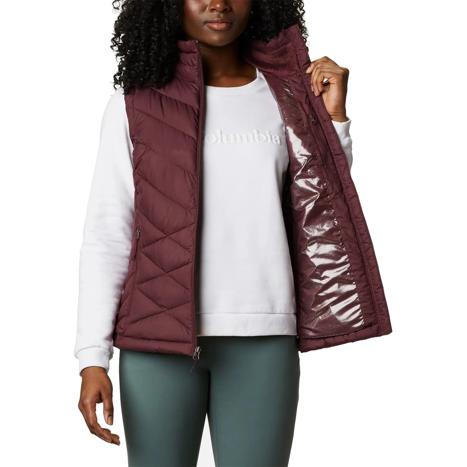 Women's Columbia Heavenly Vest Malbec