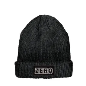 Zero Skateboards Beanie Bold Patch Black